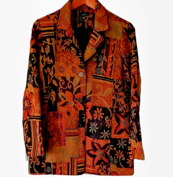 Violet B. Tapestry Cloth Jacket - M - Picture 1 of 6